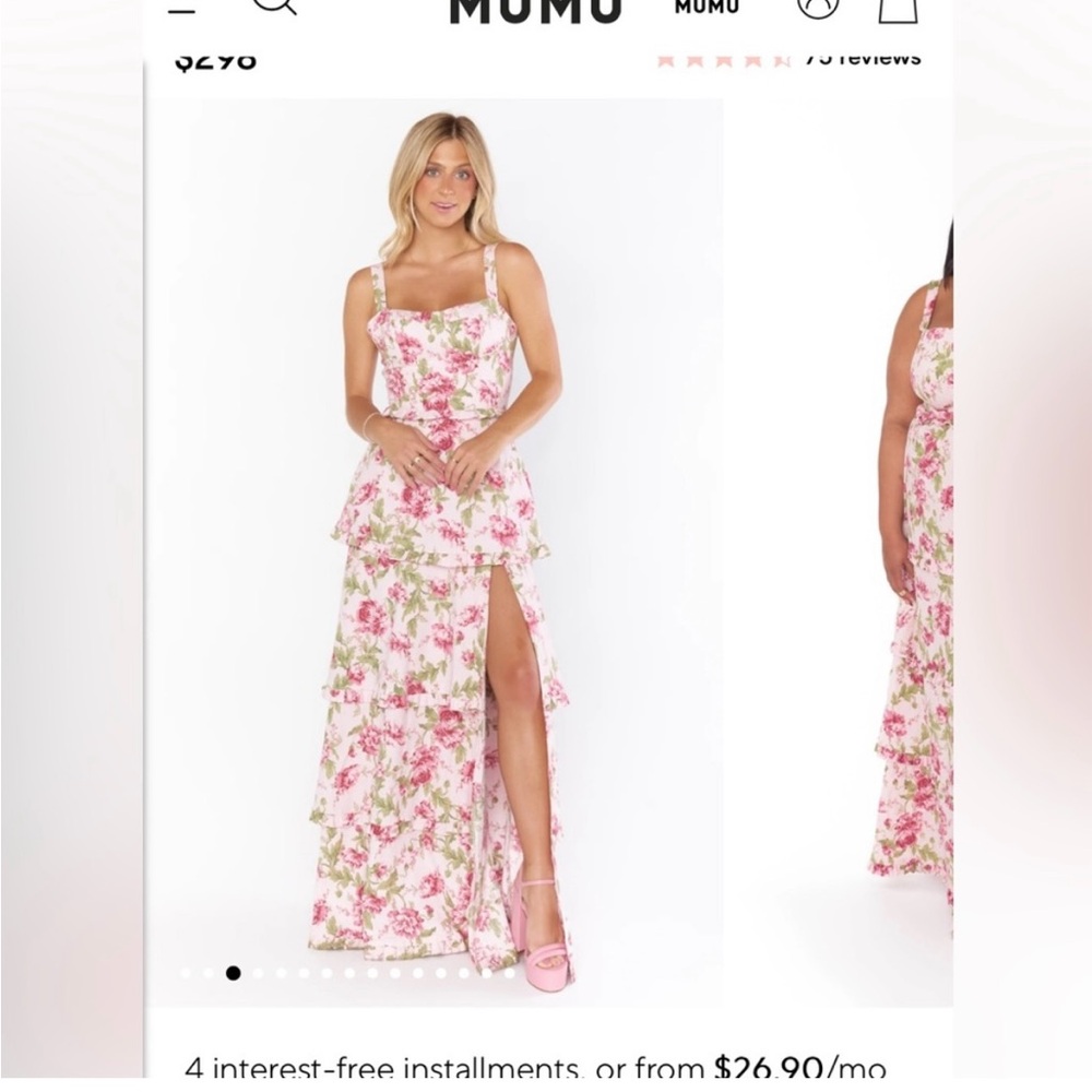 Show me your mumu lay corset dress